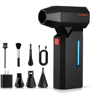 Compressed Air Duster, 130000RPM Electric Air Duster with Brushless Motor, 5 Gear Adiustable Cordless Air Blower, Rechargeable Mini Blower for PC, Keyboard, Home Cleaning, Outdoor and Car Compressed Air Duster, 130000RPM Electric Air Duster with Brushless Motor, 5 Gear Adiustable Cordless Air Blower, Rechargeable Mini Blower for PC, Keyboard, Home Cleaning, Outdoor and Car