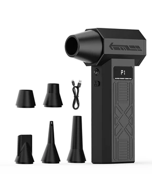 Compressed Air Duster,280000 RPM Mini Handheld Blower with 4 Gear Compressed Air Duster,280000 RPM Mini Handheld Blower with 4 Gear