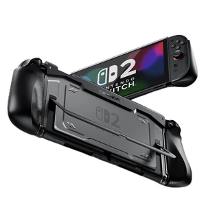 for Nintendo Switch 2 Case 2025, Ultra-light Shockproof Dockable Cover with Non-slip Ergonomic Grip & Supports Stand Use Black for Nintendo Switch 2 Case 2025, Ultra-light Shockproof Dockable Cover with Non-slip Ergonomic Grip & Supports Stand Use Black