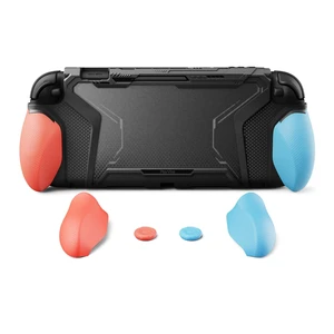 for Switch 2 Beyond-Grip Dockable Case, Interchangeable FPS/Omni Ergonomic Grips + Military-Grade Drop Protective Cover + 2 Joystick Caps for Nintendo Switch 2 (Blue & Orange) for Switch 2 Beyond-Grip Dockable Case, Interchangeable FPS/Omni Ergonomic Grips + Military-Grade Drop Protective Cover + 2 Joystick Caps for Nintendo Switch 2 (Blue & Orange)