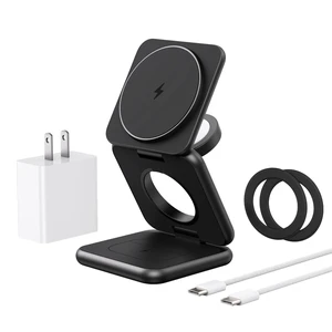 3 in 1 Charging Station for Samsung Phone Watch Buds | Aluminum Alloy Foldable Wireless Charger for Samsung Galaxy S26 S25 Ultra/Galaxy Buds, for Galaxy Watch Ultra 8 7 6 5 4 3 in 1 Charging Station for Samsung Phone Watch Buds | Aluminum Alloy Foldable Wireless Charger for Samsung Galaxy S26 S25 Ultra/Galaxy Buds, for Galaxy Watch Ultra 8 7 6 5 4