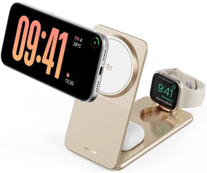 Foldable Magnetic Charger, 25W 3 in 1 Wireless Charging Station, Qi2.2 Fast Charger, Aluminum Alloy Cooling Charger Stand for iPhone18/17/16 Pro Max, Apple Watch, AirPods(45W Adapter),Ultrathin Foldable Magnetic Charger, 25W 3 in 1 Wireless Charging Station, Qi2.2 Fast Charger, Aluminum Alloy Cooling Charger Stand for iPhone18/17/16 Pro Max, Apple Watch, AirPods(45W Adapter),Ultrathin