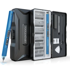 Electric Screwdriver Sets, 55 in 1 Mini Electric Screwdriver Rechargeable, Precision Screwdriver Kits with Magnetic Bits, Small Power Screwdriver Set for Phone, Glasses, Blue Electric Screwdriver Sets, 55 in 1 Mini Electric Screwdriver Rechargeable, Precision Screwdriver Kits with Magnetic Bits, Small Power Screwdriver Set for Phone, Glasses, Blue