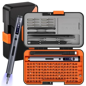 167 in 1 Mini Electric Screwdriver, Precision Power Screwdriver Set | S2 Magnetic Bitss 4 LED Lights, Magnetic Storage, USB-C Charging, Cordless Screwdriver Repair Tool Kit for iPhone Electronics 167 in 1 Mini Electric Screwdriver, Precision Power Screwdriver Set | S2 Magnetic Bitss 4 LED Lights, Magnetic Storage, USB-C Charging, Cordless Screwdriver Repair Tool Kit for iPhone Electronics