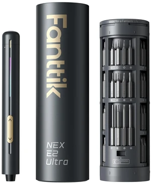 E2 Ultra Electric Screwdriver, Screwdriver for Electronics (Grey) | 50 Magnetic Bits, Max.0.6N.m, RevoStor Magnetic Storage, 5/32''Hex Screwdriver for PC, 3D Printer, RC Cars, Drone E2 Ultra Electric Screwdriver, Screwdriver for Electronics (Grey) | 50 Magnetic Bits, Max.0.6N.m, RevoStor Magnetic Storage, 5/32''Hex Screwdriver for PC, 3D Printer, RC Cars, Drone