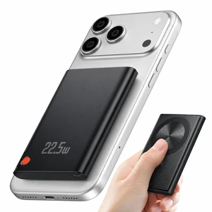 Magnetic Portable Charger 10000mAh, 15W Wireless & 22.5W PD Fast Charging Battery Pack, USB-C in/Out, Ultra-Strong Magnet for iPhone 17/16/15/14/13/12 Series, Black Magnetic Portable Charger 10000mAh, 15W Wireless & 22.5W PD Fast Charging Battery Pack, USB-C in/Out, Ultra-Strong Magnet for iPhone 17/16/15/14/13/12 Series, Black