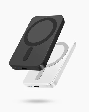 Magnetic Portable Charger Power Bank for iPhone 5000mAh (Black+White) | Mini Portable Charger, Compact 5W Wireless Battery Pack for iPhone 17/16/15/14/13/12 Magnetic Portable Charger Power Bank for iPhone 5000mAh (Black+White) | Mini Portable Charger, Compact 5W Wireless Battery Pack for iPhone 17/16/15/14/13/12