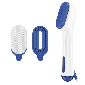 Clothes Steamer, 2-in-1 Travel Steamer & Iron, Anti-Drip, White/Blue | Portable handheld garment steamer for clothes w/ iron, quickly removes wrinkles, 120-240V & heats in 25 seconds Clothes Steamer, 2-in-1 Travel Steamer & Iron, Anti-Drip, White/Blue | Portable handheld garment steamer for clothes w/ iron, quickly removes wrinkles, 120-240V & heats in 25 seconds