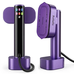 Steamer for Clothes, Handheld 2-in-1 Steamers & Iron for Home and Travel | 15s Heat Up, Portable,190ml Detachable Tank, Stand Upright, 6-Level, LED Display,1300W Garment Steamer for All Fabrics Steamer for Clothes, Handheld 2-in-1 Steamers & Iron for Home and Travel | 15s Heat Up, Portable,190ml Detachable Tank, Stand Upright, 6-Level, LED Display,1300W Garment Steamer for All Fabrics