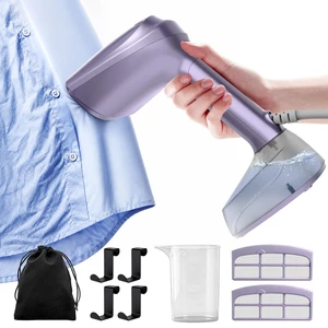 Vacuum Steamer for Clothes3500Pa Handheld Steamer for Fabric Grip | 2in1 Handheld Garment Steamer with Suction, 400ml Water Tank, Portable Fabric Wrinkle Remover for Travel, 110120V Vacuum Steamer for Clothes3500Pa Handheld Steamer for Fabric Grip | 2in1 Handheld Garment Steamer with Suction, 400ml Water Tank, Portable Fabric Wrinkle Remover for Travel, 110120V
