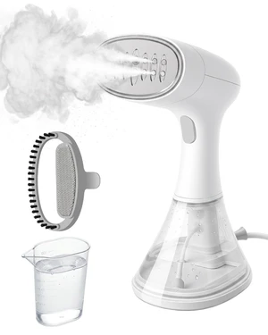 1600W Handheld Garment Steamer, Portable Electric Clothes Steam Iron with 3 Adjustable Steam Settings, Aluminum Heating Plate, 320ML Large Water Tank(120V US Version) 1600W Handheld Garment Steamer, Portable Electric Clothes Steam Iron with 3 Adjustable Steam Settings, Aluminum Heating Plate, 320ML Large Water Tank(120V US Version)