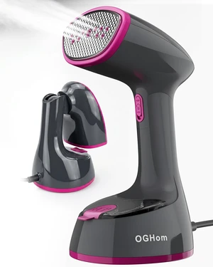 Steamer for Clothes, 1000W Handheld Clothes Steamer for Garments | Foldable Travel Steamer, Portable, 30s Fast Heat-Up, 180ml Tank, Aluminum Heating Plate, Rose Pink(120V US Version) Steamer for Clothes, 1000W Handheld Clothes Steamer for Garments | Foldable Travel Steamer, Portable, 30s Fast Heat-Up, 180ml Tank, Aluminum Heating Plate, Rose Pink(120V US Version)