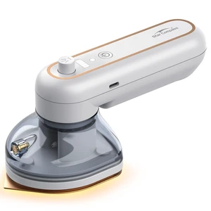 Cordless Mini Iron, Portable Travel Iron - Irons Multiple Clothes at Once, USB Rechargeable Handheld Iron, Dry & Steam 2-in-1, Easy Single Temperature Setting (White) Cordless Mini Iron, Portable Travel Iron - Irons Multiple Clothes at Once, USB Rechargeable Handheld Iron, Dry & Steam 2-in-1, Easy Single Temperature Setting (White)
