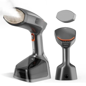 Handheld Steamer for Clothes, 1800W Portable Garment Steamer with 30s Fast Heat, 4 Fabric Modes for Silk/Wool/Cotton/Linen, 255ml Detachable Tank, Wrinkle Remover Iron Press with Lint Brush Handheld Steamer for Clothes, 1800W Portable Garment Steamer with 30s Fast Heat, 4 Fabric Modes for Silk/Wool/Cotton/Linen, 255ml Detachable Tank, Wrinkle Remover Iron Press with Lint Brush