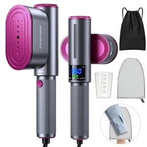 Travel Steamer for Clothes, 2-in-1 Steam Iron & Garment Steamer | Portable Handheld Clothes Steam with Fast Heat-Up Ceramic Portable Iron Wrinkle Removal for Home/Hotel /Travel Size Travel Steamer for Clothes, 2-in-1 Steam Iron & Garment Steamer | Portable Handheld Clothes Steam with Fast Heat-Up Ceramic Portable Iron Wrinkle Removal for Home/Hotel /Travel Size