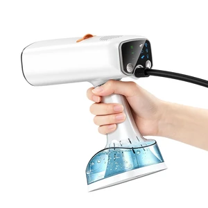 Handheld Garment Steamer for Clothes, 3-Level Suction, Heat-Up, 20/27/32g/min Steam, , Dry Ironing & Auto-Clean, Portable Steamer for Home, Travel, Dorm Handheld Garment Steamer for Clothes, 3-Level Suction, Heat-Up, 20/27/32g/min Steam, , Dry Ironing & Auto-Clean, Portable Steamer for Home, Travel, Dorm