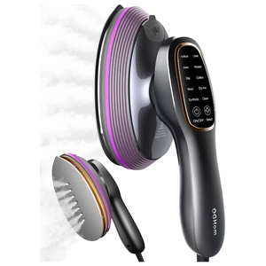 2-in-1 Iron & Steamer for Clothes, Handheld Garment Wrinkle Remover | RosePink, 1200W Fast Heat in 20s, 120V, 120ML Water Tank, 10 Smart Settings, Large Heating Plate, Seamless Touch Controls 2-in-1 Iron & Steamer for Clothes, Handheld Garment Wrinkle Remover | RosePink, 1200W Fast Heat in 20s, 120V, 120ML Water Tank, 10 Smart Settings, Large Heating Plate, Seamless Touch Controls
