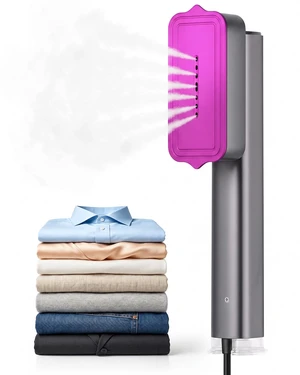 Travel Steamer for Clothes, 4-in-1 Portable Iron Dual Voltage 110-240V | 1200W Handheld Garment Steamer with Auto Shut-Off, 30s Heat-Up, 4 Steam Modes, LED Display Travel Steamer for Clothes, 4-in-1 Portable Iron Dual Voltage 110-240V | 1200W Handheld Garment Steamer with Auto Shut-Off, 30s Heat-Up, 4 Steam Modes, LED Display