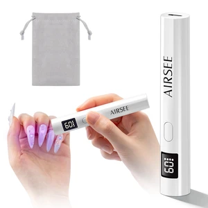Mini Handheld UV LAMP for Nails with Storage Bag & Display,White | 2 Timers for Fast Cure All Soft Gels, Especially Rhinestone Glue and Gel Nail Strips at Home,Travel Mini Handheld UV LAMP for Nails with Storage Bag & Display,White | 2 Timers for Fast Cure All Soft Gels, Especially Rhinestone Glue and Gel Nail Strips at Home,Travel