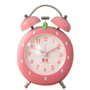 4 inches Strawberry Cute Alarm Clock for Heavy Sleepers with Backlight,Loud Twin Bell Alarm Clock for Kids, Seniors, Heavy Sleepers, Decorations for Bedroom, Living Room (Pink) 4 inches Strawberry Cute Alarm Clock for Heavy Sleepers with Backlight,Loud Twin Bell Alarm Clock for Kids, Seniors, Heavy Sleepers, Decorations for Bedroom, Living Room (Pink)