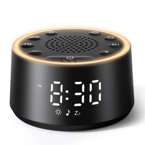 D1 Nova Sound Machine Alarm Clock for Sleep, White Noise | 25 Sounds, 7 Gentle Alarms, 5-Level Dimmable Clock, 10-480 Min Timer, 10-Color Night Light, USB-C Plug-In D1 Nova Sound Machine Alarm Clock for Sleep, White Noise | 25 Sounds, 7 Gentle Alarms, 5-Level Dimmable Clock, 10-480 Min Timer, 10-Color Night Light, USB-C Plug-In