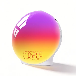 Sunrise Alarm Clock, Full-Screen Wake Up Light for Bedrooms | Sunrise Alarm Clock for Heavy Sleepers Adults, White Noise Machine & Bluetooth Speaker, FM Radio, Dual Alarm, Night Light Sunrise Alarm Clock, Full-Screen Wake Up Light for Bedrooms | Sunrise Alarm Clock for Heavy Sleepers Adults, White Noise Machine & Bluetooth Speaker, FM Radio, Dual Alarm, Night Light