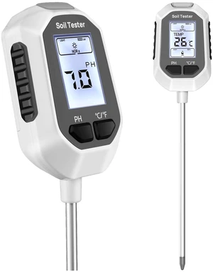 4-in-1 Soil Moisture Meter Digital Plant for Indoor Outdoor Plants | Temperature/Soil Moisture/pH Meter/Sunlight Intensity,Backlight LCD display,Foldable,Rust proof probe,Easy-to-Read and Use 4-in-1 Soil Moisture Meter Digital Plant for Indoor Outdoor Plants | Temperature/Soil Moisture/pH Meter/Sunlight Intensity,Backlight LCD display,Foldable,Rust proof probe,Easy-to-Read and Use