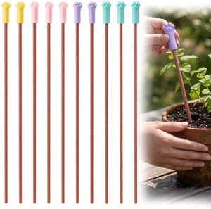 10 Pcs Aquameter Plant Water Tester 13 x 1.2 Inch Cat Paw Soil Moisture Meters Silicone Head Outer Coating Stainless Steel Core for Potted Plant Watering Succulents Balcony Garden Indoor 10 Pcs Aquameter Plant Water Tester 13 x 1.2 Inch Cat Paw Soil Moisture Meters Silicone Head Outer Coating Stainless Steel Core for Potted Plant Watering Succulents Balcony Garden Indoor
