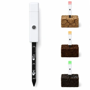 Soil Moisture Meter for Indoor Plants, Plant Moisture Meter with 3-Color Light Indicator, Soil Tester Probe for Houseplants, Succulents, Garden, Outdoor Potted Plants, One-Button Soil Moisture Sensor Soil Moisture Meter for Indoor Plants, Plant Moisture Meter with 3-Color Light Indicator, Soil Tester Probe for Houseplants, Succulents, Garden, Outdoor Potted Plants, One-Button Soil Moisture Sensor