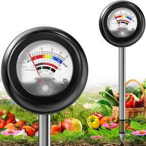 4-in-1 Soil Tester, Battery Free Plant Moisture Meter with PH/Moisture/Light Test/Fertilizer, Soil PH Meter for Garden, Lawn, Potted Plants, Farm (90° Rotation) 4-in-1 Soil Tester, Battery Free Plant Moisture Meter with PH/Moisture/Light Test/Fertilizer, Soil PH Meter for Garden, Lawn, Potted Plants, Farm (90° Rotation)