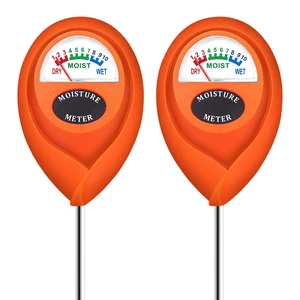 Orange 2 Pack Soil Moisture Meter, Garden Lawn Indoor Outdoor Use | Battery-Free, Clear & Easy-to-Read Display, instant read, anti-rust 304 SST probe, Single-Probe, less hurts to roots Orange 2 Pack Soil Moisture Meter, Garden Lawn Indoor Outdoor Use | Battery-Free, Clear & Easy-to-Read Display, instant read, anti-rust 304 SST probe, Single-Probe, less hurts to roots