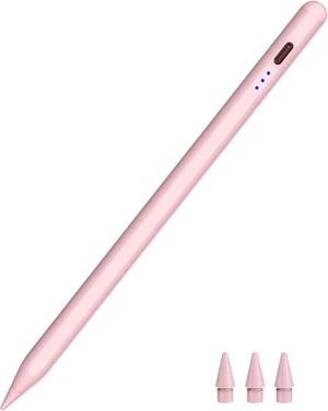 Stylus Pen for Apple iPad 2018-2026 for Note-Taking Drawing Pink | 15Min Fast Charge iPad Pencil with High Precision, Tilt Sensitivity, Palm Rejection on iPad 6-11/Air/Pro/Mini, No Pairing Stylus Pen for Apple iPad 2018-2026 for Note-Taking Drawing Pink | 15Min Fast Charge iPad Pencil with High Precision, Tilt Sensitivity, Palm Rejection on iPad 6-11/Air/Pro/Mini, No Pairing