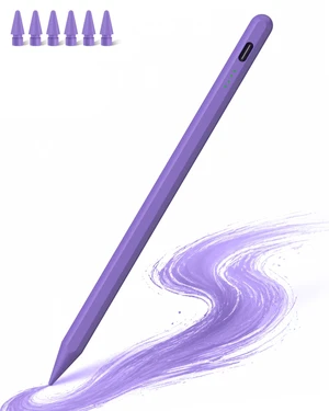 Stylus Pen for iPad(2018-2026)-10 Min Fast Charge,Auto Sleep,Palm Rejection | Tilt Sensitivity,Active Pencil for iPad 11/10/9/8/7/6th Gen,Pro 13"/12.9"/11",Air 6/5/4/3,Mini 7/6/5th (Purple) Stylus Pen for iPad(2018-2026)-10 Min Fast Charge,Auto Sleep,Palm Rejection | Tilt Sensitivity,Active Pencil for iPad 11/10/9/8/7/6th Gen,Pro 13"/12.9"/11",Air 6/5/4/3,Mini 7/6/5th (Purple)