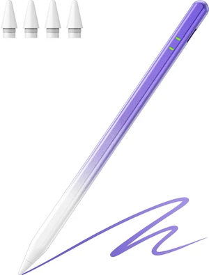 Stylus Pen for iPad 2018-2026,Alternative to Apple Pencil Pro 2nd 1st USB C, Palm Rejection Pencil for iPad A16 11 10 9 8 7 6,Pro 12.9 11 13 inch M5 M4,Air M4 M3 M2 5 4 3,Mini A17 6 5,Apple Pen Purple Stylus Pen for iPad 2018-2026,Alternative to Apple Pencil Pro 2nd 1st USB C, Palm Rejection Pencil for iPad A16 11 10 9 8 7 6,Pro 12.9 11 13 inch M5 M4,Air M4 M3 M2 5 4 3,Mini A17 6 5,Apple Pen Purple