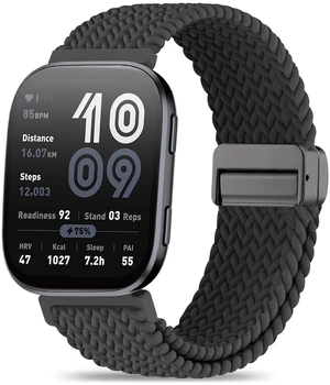 22mm Magnetic Braided Nylon Compatible with Amazfit Bip 6/Bip 5/Bip Max/Active Max Watch Band, Breathable Soft Sport Wristband Replacement for Balance 2/Balance & GTR 4/3 Pro/3/2/2e/47mm Men Women 22mm Magnetic Braided Nylon Compatible with Amazfit Bip 6/Bip 5/Bip Max/Active Max Watch Band, Breathable Soft Sport Wristband Replacement for Balance 2/Balance & GTR 4/3 Pro/3/2/2e/47mm Men Women