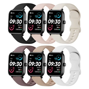 Compatible with Veryfit Smart Watch Bands IDW13 IDW16 IDW19 IDW26 IDW28, 6-Pack 22mm Quick Release Soft Silicone Sport Straps Replacement Wristband Compatible with Veryfit Smart Watch Bands IDW13 IDW16 IDW19 IDW26 IDW28, 6-Pack 22mm Quick Release Soft Silicone Sport Straps Replacement Wristband