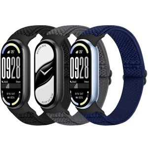 Elastic Bands Compatible with Xiaomi Smart Band 10/9/8 for Women Men, Stretchy Solo Loop Soft Nylon Elastic Strap Replacement Wristband for Xiaomi Mi Band 10/9/83 PCS Elastic Bands Compatible with Xiaomi Smart Band 10/9/8 for Women Men, Stretchy Solo Loop Soft Nylon Elastic Strap Replacement Wristband for Xiaomi Mi Band 10/9/83 PCS