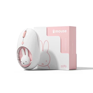 Miffy Wireless Bluetooth Optical Mouse Dual Mode (BT 5.0 and 2.4GHz USB) DPI Silent for Laptop/iPad/Tablet/Apple/Computer/Mac Book -Pink Miffy Wireless Bluetooth Optical Mouse Dual Mode (BT 5.0 and 2.4GHz USB) DPI Silent for Laptop/iPad/Tablet/Apple/Computer/Mac Book -Pink