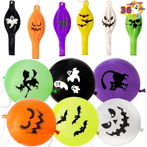 36 Pieces Halloween Punch Balloons for Halloween Punching Balloon Party Favor Supplies Decorations, Trick or Treat Toys,School Classroom Game 36 Pieces Halloween Punch Balloons for Halloween Punching Balloon Party Favor Supplies Decorations, Trick or Treat Toys,School Classroom Game
