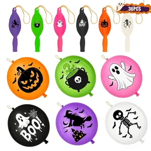 Halloween Party Favor Punch Balloons, 36Pcs Trick or Treat Kids Supplies | Inflatable Balls with Spooky Prints for Classroom Games, Goodie Bag Fillers, Carnival Prizes and Festive Décor Halloween Party Favor Punch Balloons, 36Pcs Trick or Treat Kids Supplies | Inflatable Balls with Spooky Prints for Classroom Games, Goodie Bag Fillers, Carnival Prizes and Festive Décor