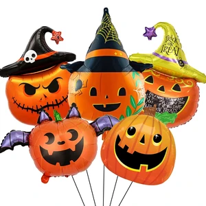 5 Pcs Halloween Balloons Set Include Pumpkin Balloons for Halloween Party Decorations Haunted House Parties Supplies 5 Pcs Halloween Balloons Set Include Pumpkin Balloons for Halloween Party Decorations Haunted House Parties Supplies