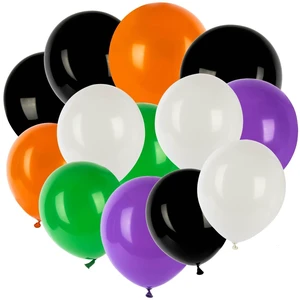 100PCS Halloween Balloons Garland Arch - Halloween Birthday Party Decorations Indoor Matte Orange Black Purple Green White Latex Balloons Globos Para Fiestas Ballon Decoration Supplies 12 Inch 100PCS Halloween Balloons Garland Arch - Halloween Birthday Party Decorations Indoor Matte Orange Black Purple Green White Latex Balloons Globos Para Fiestas Ballon Decoration Supplies 12 Inch