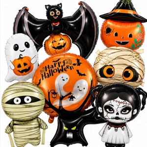 Halloween Party Decorations, Ghost balloons and Bat Balloon, Halloween Balloons Foil, Masquerade Themed Party Decor, Halloween Birthday Party Decorations for Outdoor (Tree) Halloween Party Decorations, Ghost balloons and Bat Balloon, Halloween Balloons Foil, Masquerade Themed Party Decor, Halloween Birthday Party Decorations for Outdoor (Tree)