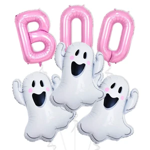 Halloween Party Decorations Balloons - Pink Boo Balloons Spooky Foil Balloon for Halloween Birthday Party Decorations - Halloweens Party Supplies Halloween Party Decorations Balloons - Pink Boo Balloons Spooky Foil Balloon for Halloween Birthday Party Decorations - Halloweens Party Supplies