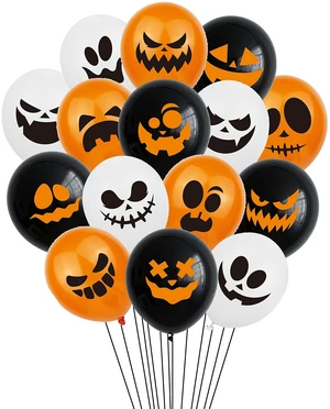 60Pcs Halloween Balloons | Halloween Party Decoration,12 Inch Latex Balloons,15 Styles Pumpkin and Ghost Face Balloon,Kids Birthday Party Supplies 60Pcs Halloween Balloons | Halloween Party Decoration,12 Inch Latex Balloons,15 Styles Pumpkin and Ghost Face Balloon,Kids Birthday Party Supplies