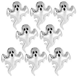 8Pcs Halloween Ghost Balloons Ghost Shaped Foil Balloon 26.3*20inch | for Spooky Birthday Halloween Themed Party Decorations 8Pcs Halloween Ghost Balloons Ghost Shaped Foil Balloon 26.3*20inch | for Spooky Birthday Halloween Themed Party Decorations