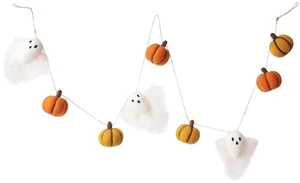Halloween Felt Garland Fall Decoration, Fall Banner Wool Felt | Ghost & Pumpkin Garland for Halloween Decor, Fall Banner for Fireplace, Mantel, Wall, Bedroom, Fall Party Decorations Indoor Halloween Felt Garland Fall Decoration, Fall Banner Wool Felt | Ghost & Pumpkin Garland for Halloween Decor, Fall Banner for Fireplace, Mantel, Wall, Bedroom, Fall Party Decorations Indoor