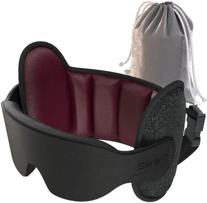 Airplane Travel Pillow for Different Heights, Stable Head Support | Adjustable Airplane Pillow fits Travelers (4'7" to 6'4"), Attache to Seat Headrest, 360° Support on Long Flight, Brown Red Airplane Travel Pillow for Different Heights, Stable Head Support | Adjustable Airplane Pillow fits Travelers (4'7" to 6'4"), Attache to Seat Headrest, 360° Support on Long Flight, Brown Red