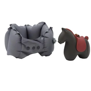 Inflatable Travel Neck Pillow for Airplanes with Cute Storage Case, 360° Cervical Support Travel Pillow for Long Flight, Adjustable Neck Pillow for Trip, Train, Office, Hygienic Fabric (Black) Inflatable Travel Neck Pillow for Airplanes with Cute Storage Case, 360° Cervical Support Travel Pillow for Long Flight, Adjustable Neck Pillow for Trip, Train, Office, Hygienic Fabric (Black)
