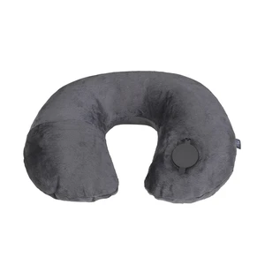 Compact Portable Adjustable and Inflatable Cervical Neck Pillow for Travel, Gray Compact Portable Adjustable and Inflatable Cervical Neck Pillow for Travel, Gray